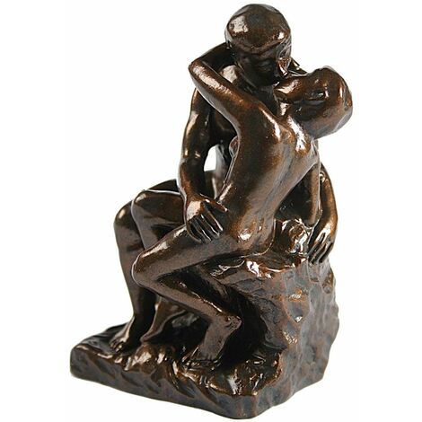 Figurine miniature reproduction Le Baiser de Rodin