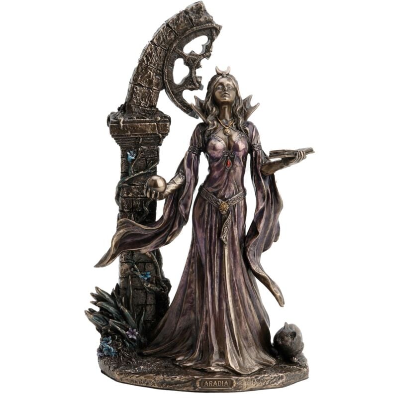 Aradia, Reine des Sorcières Wicca - Figurine Mythologique en Résine pour Décoration Mystique et Spirituelle