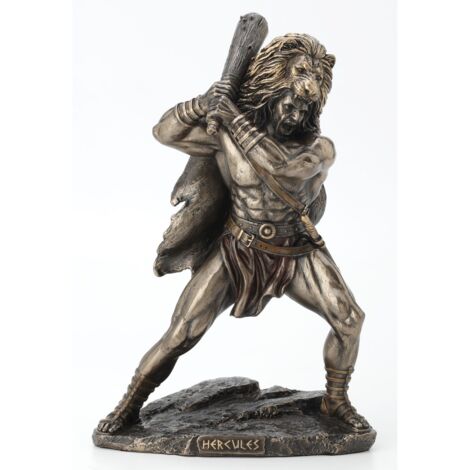 Figurine mythologique d'Hercule en résine classique - Statue décorative pour collectionneurs et amateurs de mythologie