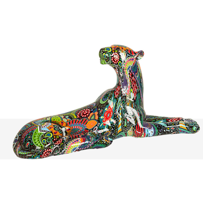 Couleurs de résine de figurine de panthère