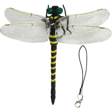 Figurine Réaliste de Libellule de 12cm avec Détails Fins et Épingle à Cordon
