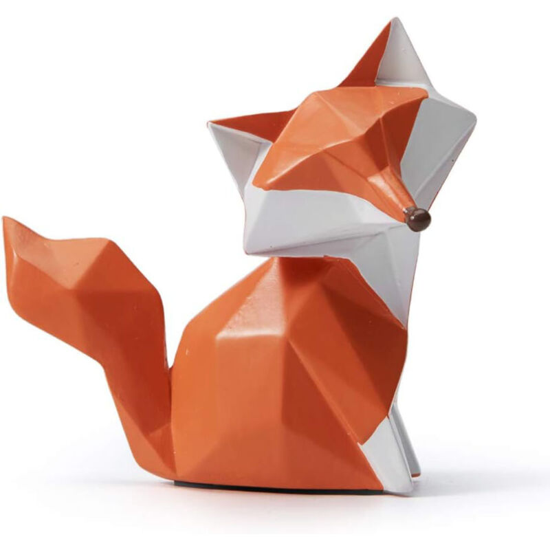 Figurine renard décorative, modèle bébé taille S, décoration intérieure