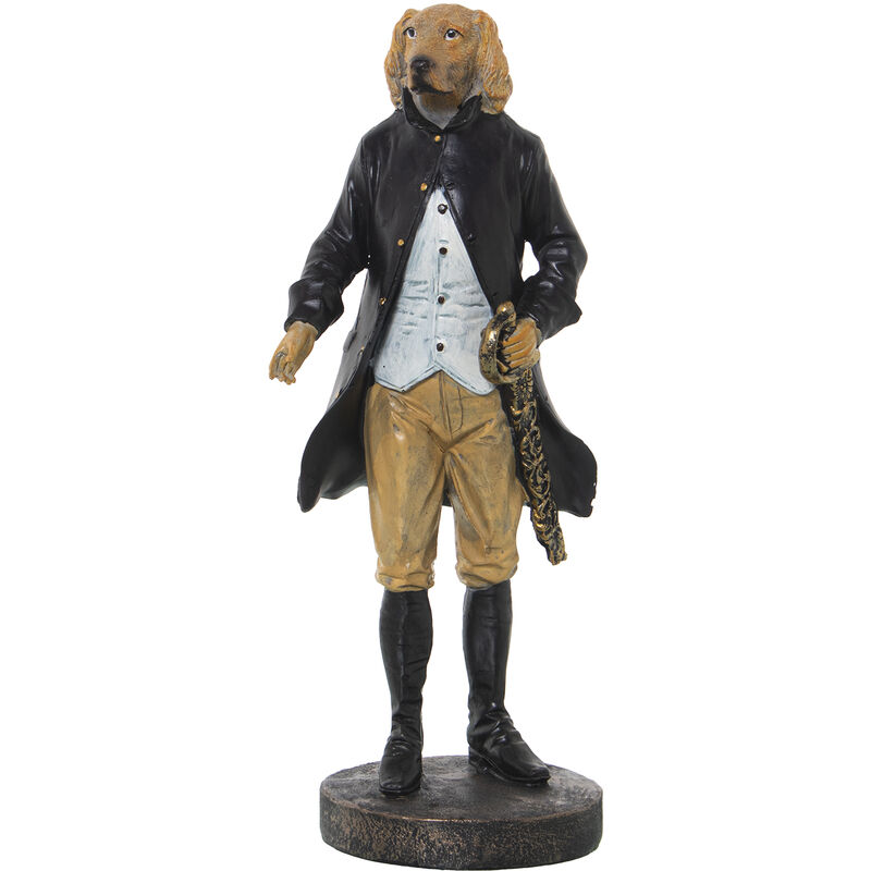 Fijalo - Figurine en résine chien C/costume 12X11X31 Cm