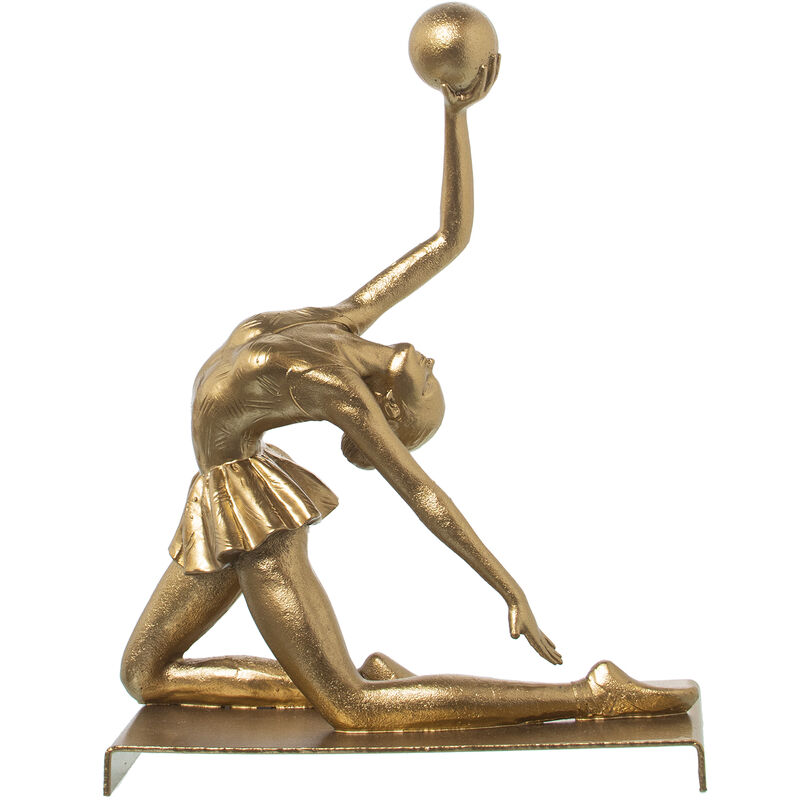 Figurine en résine de gymnastique rythmique Ballon d'Or 18X9X23 Cm
