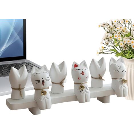 Figurines de Chat Statuettes Mignonnes de SculptFigurines