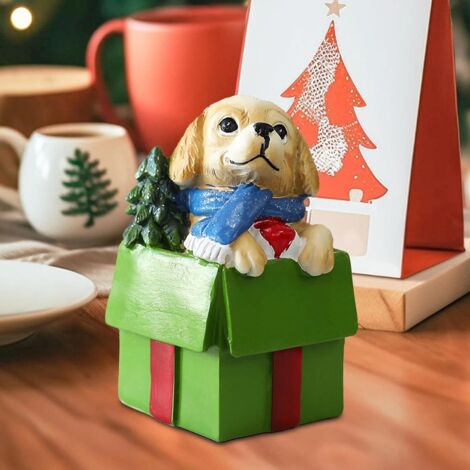Figurines De Chien - Décorations De Noël Figurines - Statue Décorative