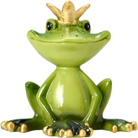 Figurines de Grenouille Yoga Résine Verte, Diverses Postes et Tailles (189g/147g/137g/101g)
