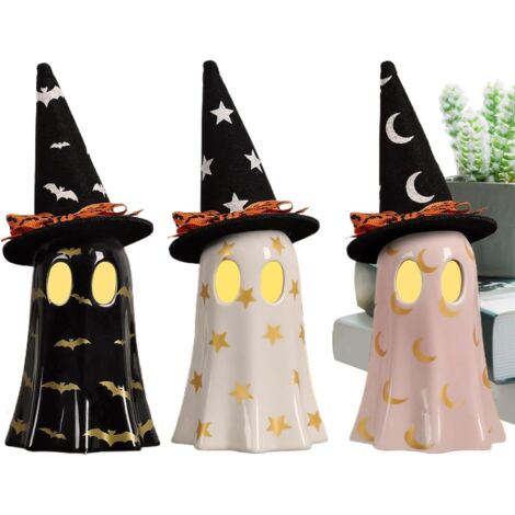Figurines Fantômes pour Bureau Sculpture d'halloween,Fantôme en Résine