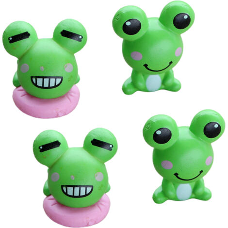 Figurines Miniature Amphibiens PVC - 12 Animaux en Kit de Décorations Maison et Jardin