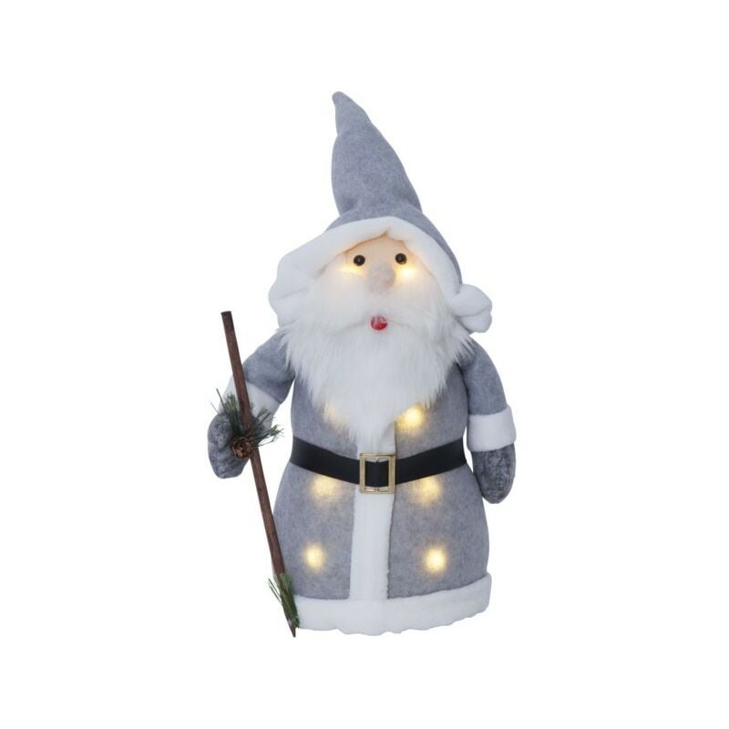 

Star - Figurita navideña JOYLIGHT Gris sobre pilas H38cm.