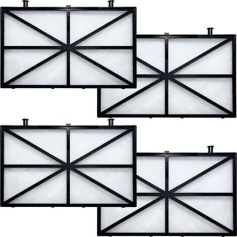 Fiitzn 9991433-R4 Lot de 4 cartouches filtrantes à ressort compatibles avec Dolphin M500, M200, M400, Wave 90, ve 65, Oasis Z5, Sigma, C3, C4, Nautilus CC Plus Robotic Pool Cleaners