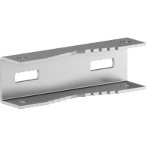 Fijación a poste ARM con ancho de 300 mm y diseño resistente para exteriores.