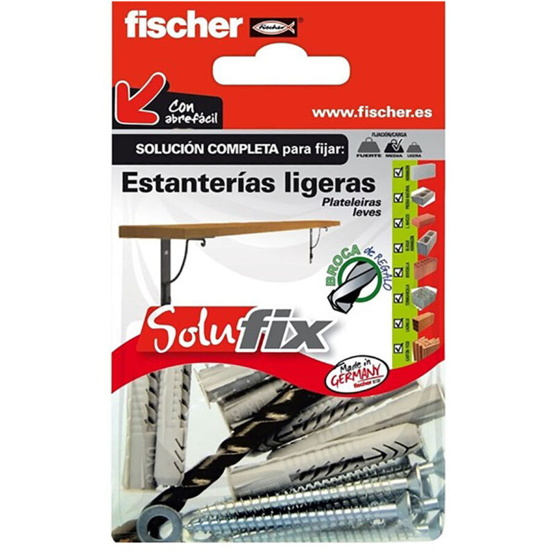 Kit completo estanteria ligera 502685 solufix