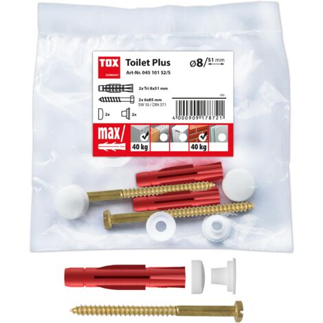 Fijación para inodoros estándar Toilet Plus
