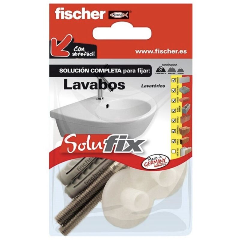 Kit de fijación para lavabos Solufix Fischer 502695