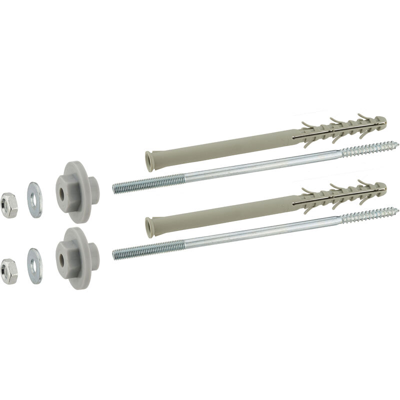 

fijaciones lavabo pared aislada poliestireno tornillos 8x220 mm tacos 10x160 mm x2