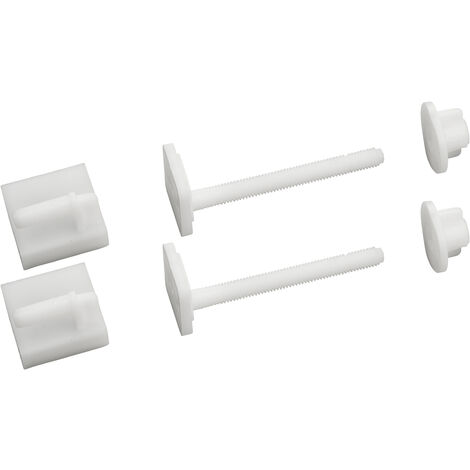 fijaciones tapa WC tornillos 8x75 mm - cabeza cuadrada 27 + corredera x2
