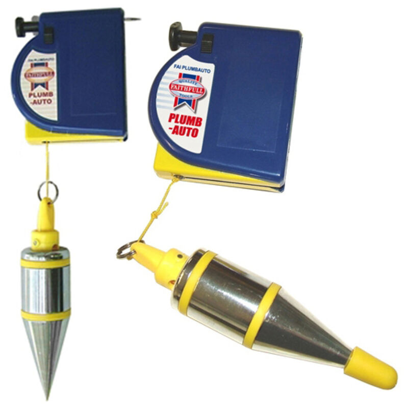 Faithfull - Plomb conique automat enrouleurfaiplumbauto