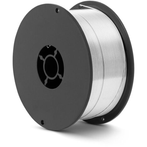 Fil à souder Fil à souder MIG Alu ER4043 Gaz inerte Fil plein 0,8 mm 0,5 kg - Noir, Argent, Vert