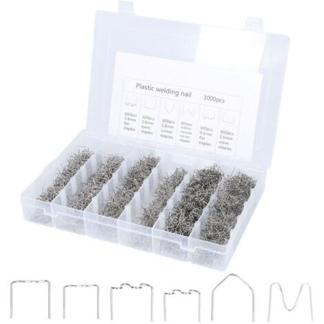 Fil à souder pour pare-chocs de voiture, pour Machine à souder les plastiques, goujons, réparation d'apparence, Kit d'agrafes, ensemble pré-découpé Standard
