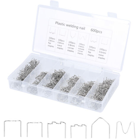 Fil à souder pour pare-chocs de voiture, pour Machine à souder les plastiques, goujons, réparation d'apparence, Kit d'agrafes, ensemble Standard pré-découpé