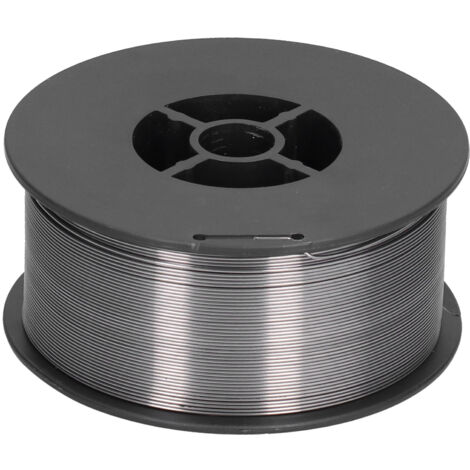 Fil à souder sans gaz E71TGS pour acier au carbone, bobine de soudure avec âme décapante, 1.0mm, idéal pour projets DIY et soudage manuel.