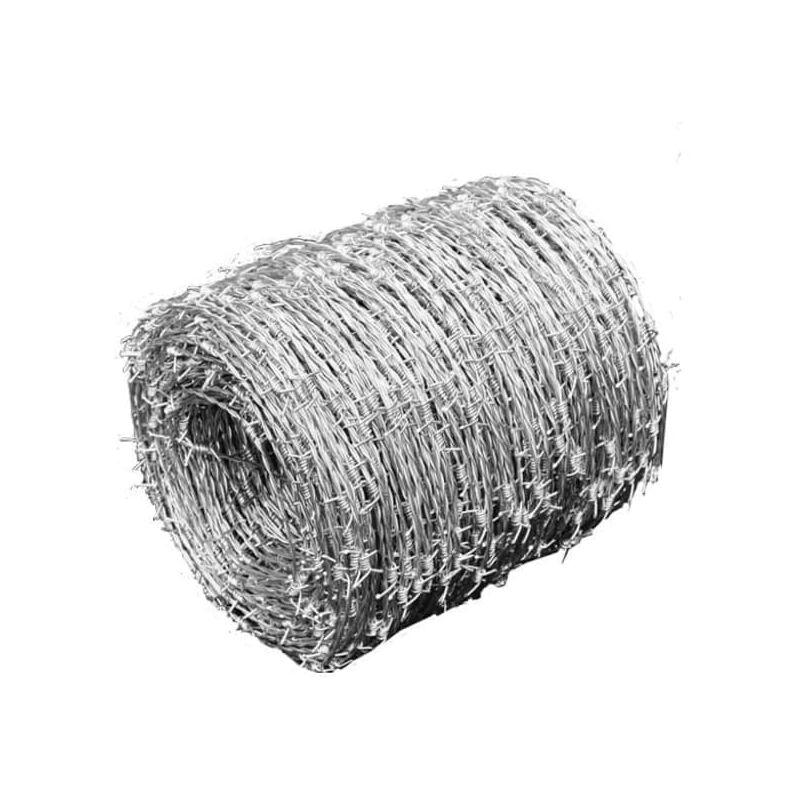 Fil barbelé 500 m, galvanisé type 100/4 Vidaxl