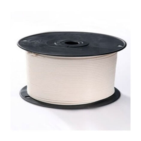 Fil basse tension blanc - longueur au choix - 100m