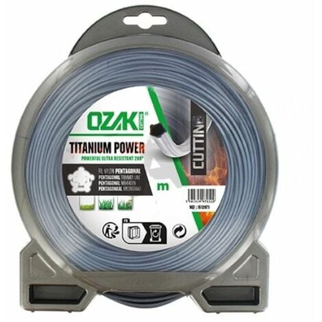 Fil bi-matière debroussailleuse Ozaki Titanium Power 2,40 mm