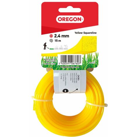 Fil Carre Jaune 2 4mm 15m