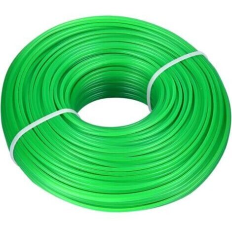 Fil Coupe Bordure Universel 1,6 mm X 100 M Bobine Fil Nylon pour débroussailleuse Electrique