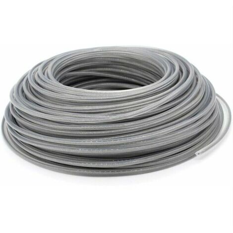Fil Coupe Bordure Universel, Ligne de Trimmer en Acier 3.0 mm, Fil d'acier Débroussailleuse Robuste pour Bosse Tête Tondeuse À Gazon de Jardinage