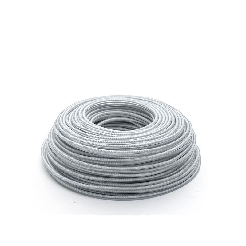 Fil Coupe Bordure Universel, Ligne de Trimmer Strimmer en Acier 3.0 mm, Fil d'acier Débroussailleuse Robuste pour Bosse Tête Tondeuse à Gazon de