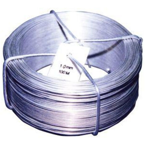 Fil d'acier galvanis'Š¢ 0,8 mm x 100 m