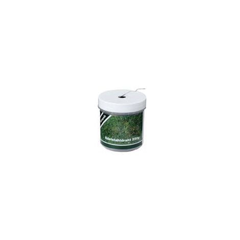 Fil d'acier inoxydable dans un récipient 250 g 0,50 mm ca.160 m