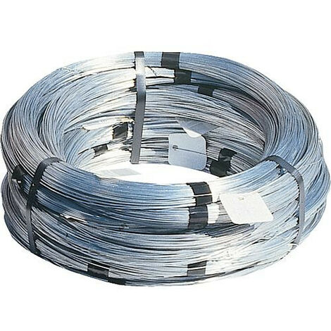 Fil d'acier zingue, diam. 1,6 mm emballage 2,5 kg