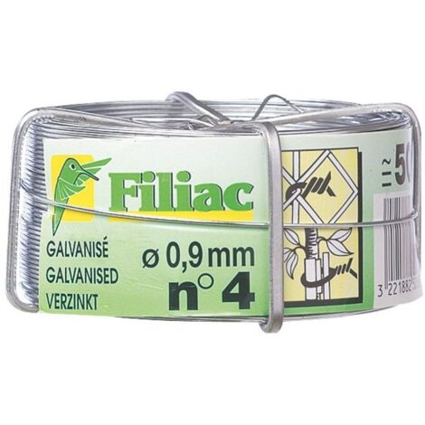 Fil D'attache Galvanisé Bobine 50 Ml ø 0.9 Mm - Filiac