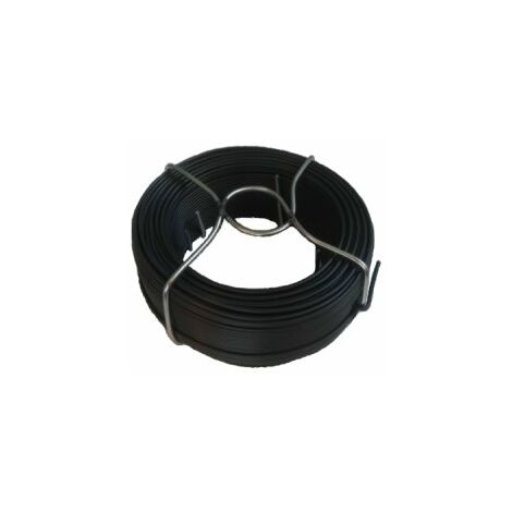 Fil d'Attache Plastifié Gris - Diamètre 1.15mm - Longueur 50m
