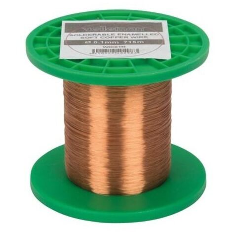 Fil de bobinage ø0 1mm - 715m - 1 5kohm