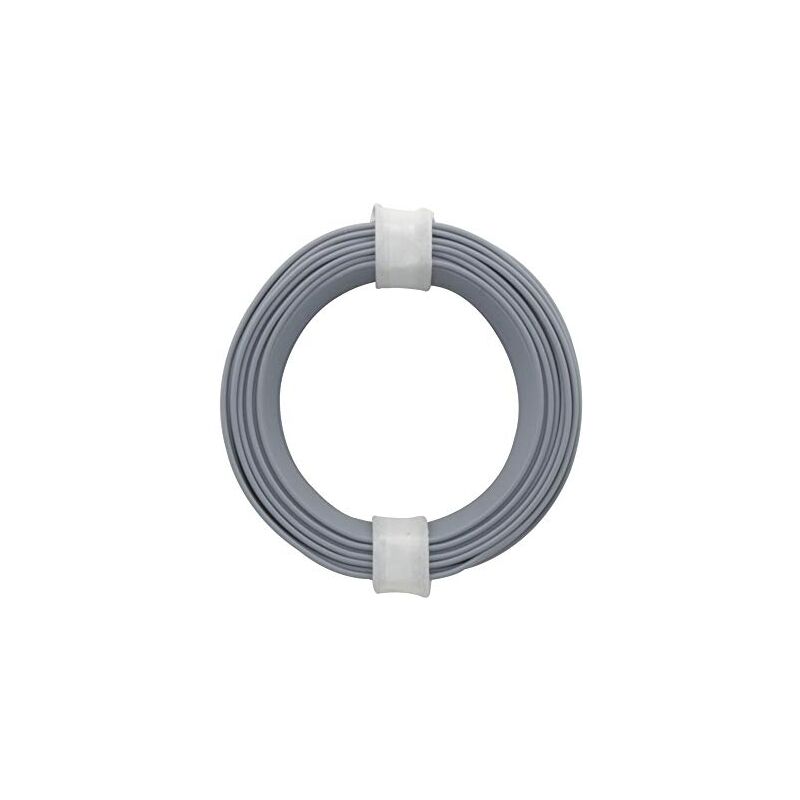 Donau Elektronik - 105-9 solid core wire, gris, 10 m gmbh 105-9