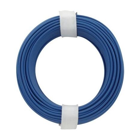 FIL DE CÂBLAGE 118-2 1 X 0.14 MM² BLEU 10 M DONAU ELEKTRONIK