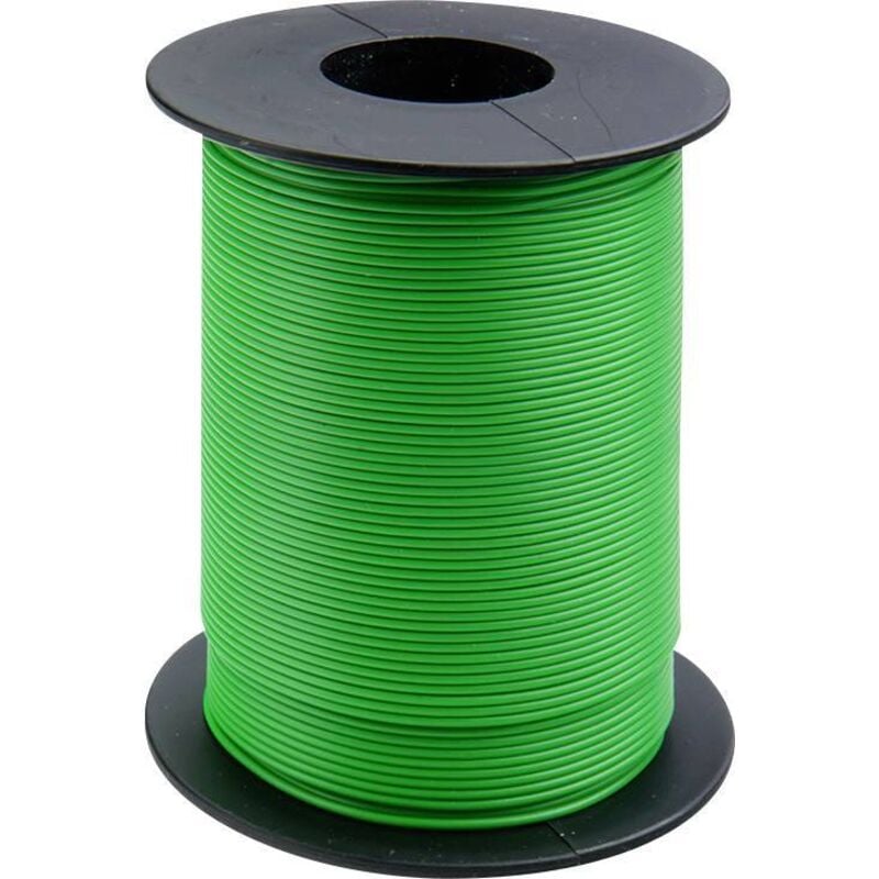 Fil de câblage Donau Elektronik 119-14 1 x 0.14 mm² vert 100 m