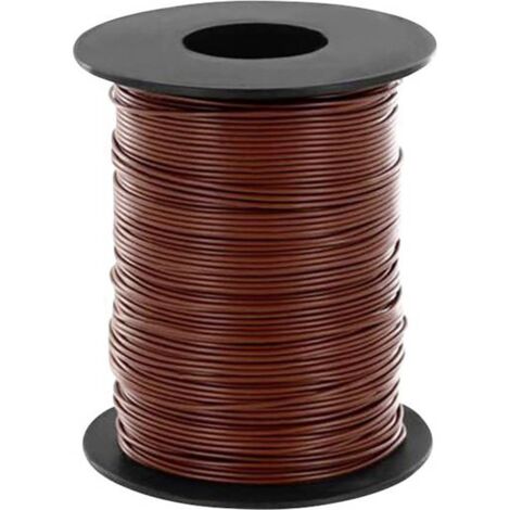 Fil de câblage BELI-BECO L125BR25 1 x 0.25 mm² marron 25 m S160621