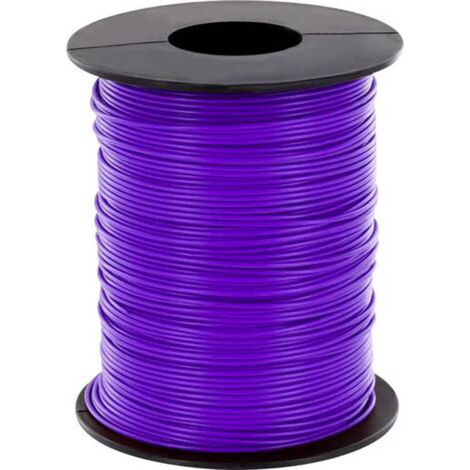 Fil de câblage BELI-BECO L125VI25 1 x 0.25 mm² violet 25 m S160601
