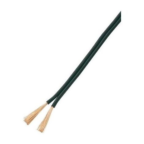 FIL DE CÂBLAGE CONRAD COMPONENTS 93030C507 2 X 0.50 MM² NOIR 10 M