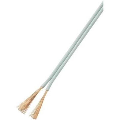 FIL DE CÂBLAGE CONRAD COMPONENTS 93030C524 2 X 0.50 MM² BLANC 25 M