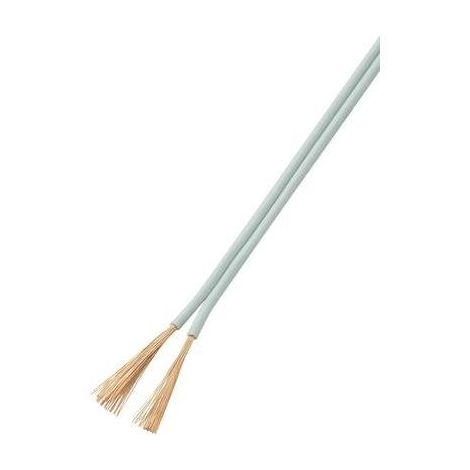 FIL DE CÂBLAGE CONRAD COMPONENTS 93030C524 2 X 0.50 MM² BLANC 25 M