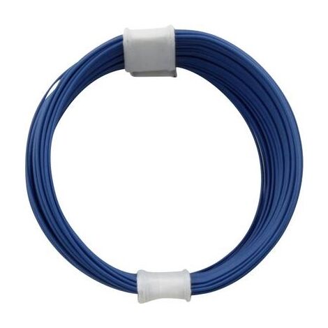 Fil de câblage Donau Elektronik 110-2 1 x 0.04 mm² bleu 10 m W242791