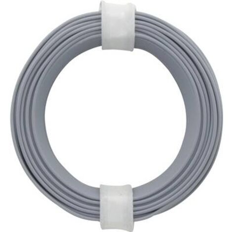 Fil de câblage Donau Elektronik 118-9 1 x 0.14 mm² gris 10 m Y067681