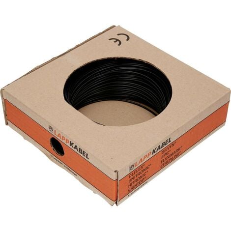 Fil de câblage H05V-K LAPP 4510012 1 x 0.75 mm² noir 100 m X72759